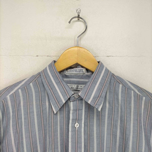 ヴァンヒューゼン VAN HEUSEN 80S~ ストライプシャツ メンズ 16 32/33