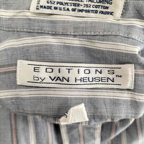 ヴァンヒューゼン VAN HEUSEN 80S~ ストライプシャツ メンズ 16 32/33