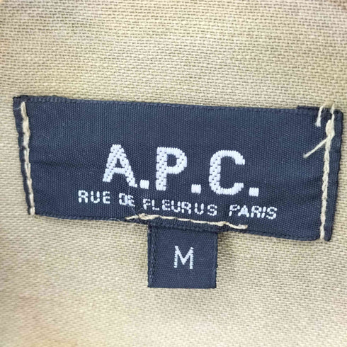 アーペーセー A.P.C. フランス製 OLD コットン ミリタリー フィールドジャケット メンズ import:M
