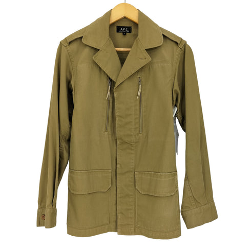 アーペーセー A.P.C. フランス製 OLD コットン ミリタリー フィールドジャケット メンズ import:M