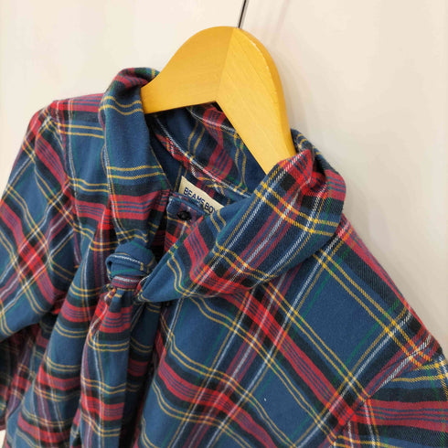 ビームスボーイ BEAMS BOY ネルタータンアスコットタイシャツ レディース