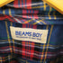 ビームスボーイ BEAMS BOY ネルタータンアスコットタイシャツ レディース