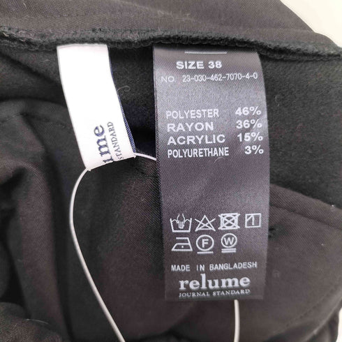 ジャーナルスタンダードレリューム JOURNAL STANDARD relume サーモサキソニー裏起毛パンツ レディース 38