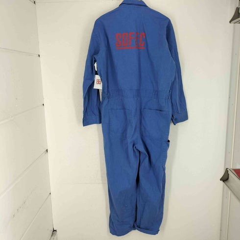 ロゴプリント つなぎ メンズ XL