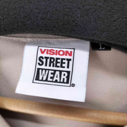 ヴィジョンストリートウェア VISION STREET WEAR 恐竜刺繍開襟シャツ メンズ JPN:L