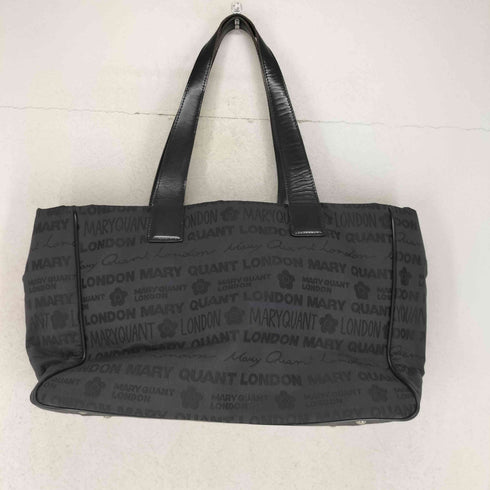 マリークワント MARY QUANT ロゴプリント総柄トートバッグ レディース