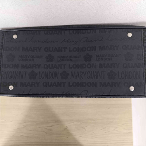 マリークワント MARY QUANT ロゴプリント総柄トートバッグ レディース