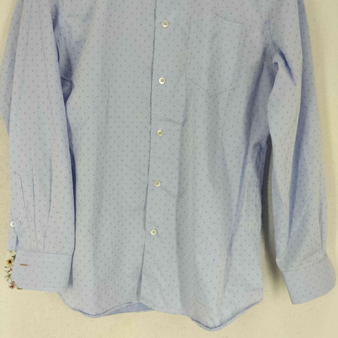 ポールスミス Paul Smith 裏地花柄 ドット ドレスシャツ メンズ L