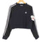アディダスオリジナルス adidas Originals SWEATSHIRT クロップドスウェット エルボーパッチ レディース import:L