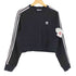 アディダスオリジナルス adidas Originals SWEATSHIRT クロップドスウェット エルボーパッチ レディース import:L