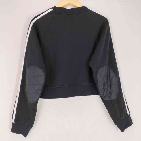 アディダスオリジナルス adidas Originals SWEATSHIRT クロップドスウェット エルボーパッチ レディース import:L