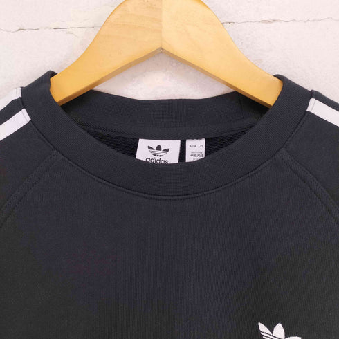 アディダスオリジナルス adidas Originals SWEATSHIRT クロップドスウェット エルボーパッチ レディース import:L