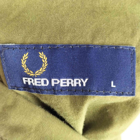 フレッドペリー FRED PERRY キルティングリバーシブルジャケット メンズ import:L