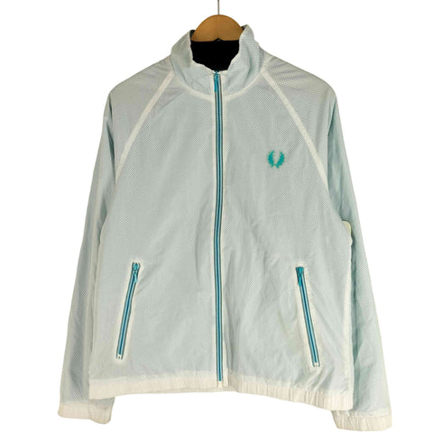 フレッドペリー FRED PERRY メッシュ ジップアップ ナイロンジャケット レディース import:M