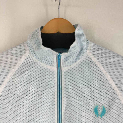 フレッドペリー FRED PERRY メッシュ ジップアップ ナイロンジャケット レディース import:M