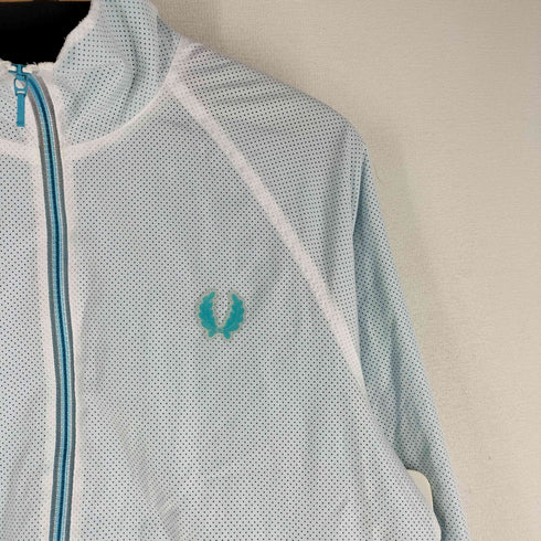 フレッドペリー FRED PERRY メッシュ ジップアップ ナイロンジャケット レディース import:M