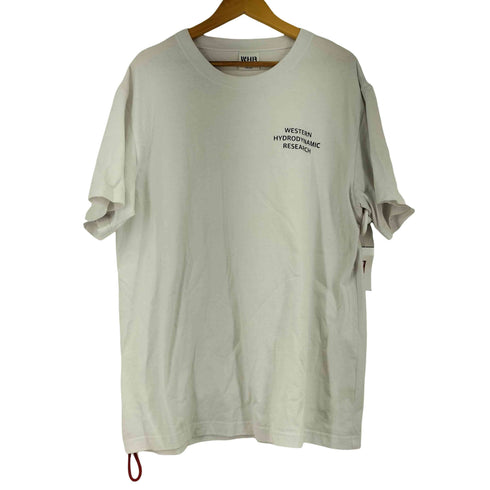 WESTERN HYDRODYNAMIC RESEARCH バックプリント ロゴ 半袖 クルーネック Tシャツ メンズ 04