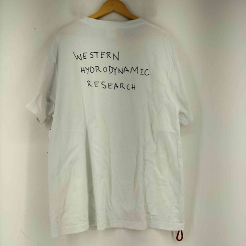 WESTERN HYDRODYNAMIC RESEARCH バックプリント ロゴ 半袖 クルーネック Tシャツ メンズ 04