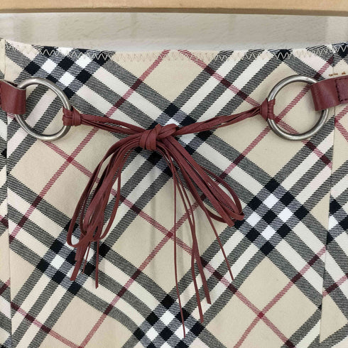 バーバリーブルーレーベル BURBERRY BLUE LABEL ノバチェック フレアスカート レディース EUR:38