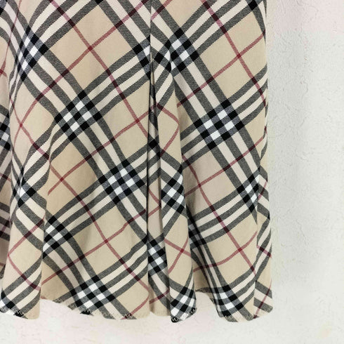 バーバリーブルーレーベル BURBERRY BLUE LABEL ノバチェック フレアスカート レディース EUR:38
