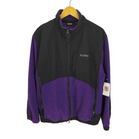 エクストララージ XLARGE 21AW PANELED FLEECE JACKET フリースジャケット メンズ import:L