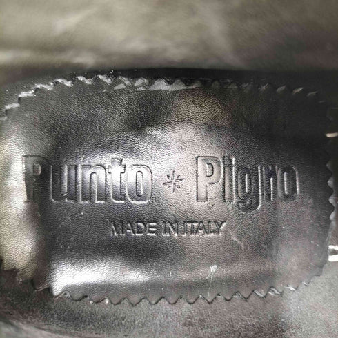 プントピグロ PUNTO PIGRO ラバーヒールショートブーツ レディース 37