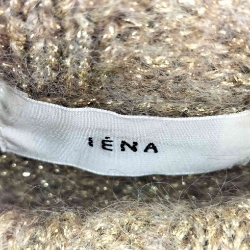 イエナ IENA ラメBOXプルオーバー モヘア混 ハイネック レディース