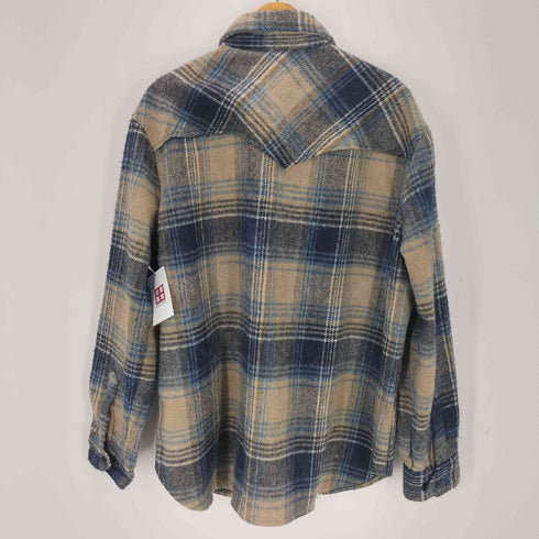 Michele Richards ウエスタンネルシャツ ペイント加工 メンズ JPN:XL