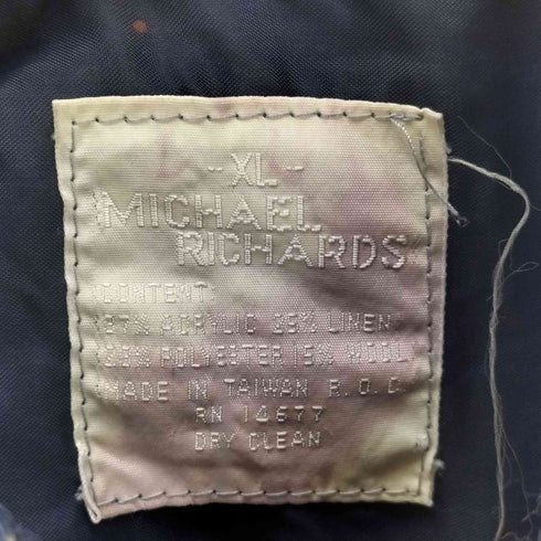 Michele Richards ウエスタンネルシャツ ペイント加工 メンズ JPN:XL
