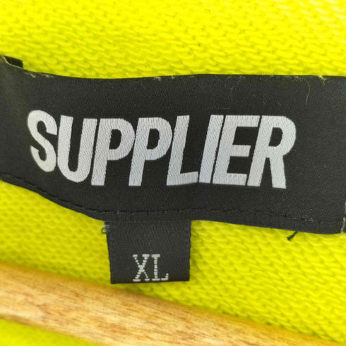 サプライヤー SUPPLIER CROSS ZIP HOODIE クロス ラインストーン ジップアップパーカー レディース import:XL