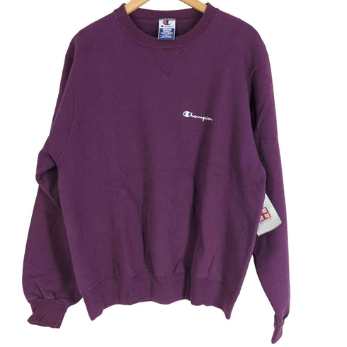 チャンピオン Champion 90S 青刺繍タグ メキシコ製 ATUHENTIC ATHLETIC APPAREL 前V L/S スウェット メンズ import:M