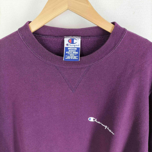 チャンピオン Champion 90S 青刺繍タグ メキシコ製 ATUHENTIC ATHLETIC APPAREL 前V L/S スウェット メンズ import:M