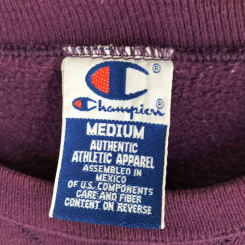 チャンピオン Champion 90S 青刺繍タグ メキシコ製 ATUHENTIC ATHLETIC APPAREL 前V L/S スウェット メンズ import:M