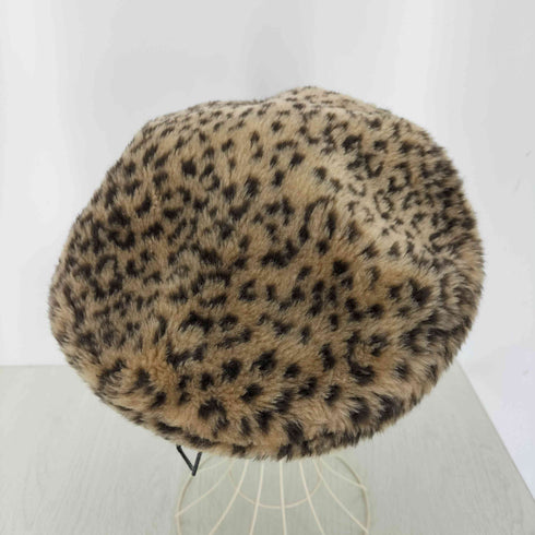 ニューヨークハット NEWYORK HAT&CAP CO. USA製 レオパードファーベレー メンズ