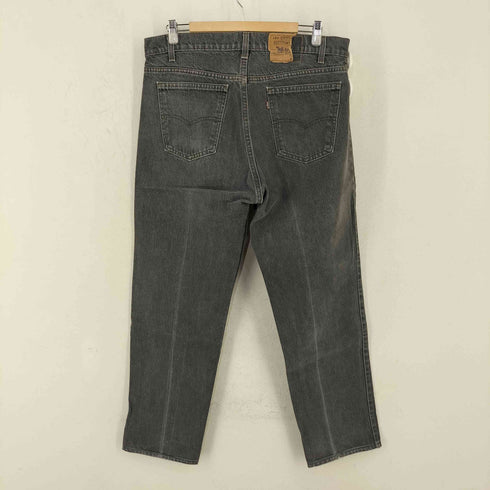 リーバイス Levis USA製 ボタン裏532刻印 505 先染めブラック テーパードデニムパンツ 40505-0259 メンズ 38inch