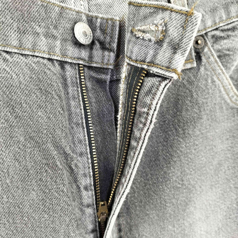 リーバイス Levis USA製 ボタン裏532刻印 505 先染めブラック テーパードデニムパンツ 40505-0259 メンズ 38inch