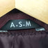 A.S.M ラムレザー スタンド 中綿 ジップアップ ジャケット メンズ JPN:L