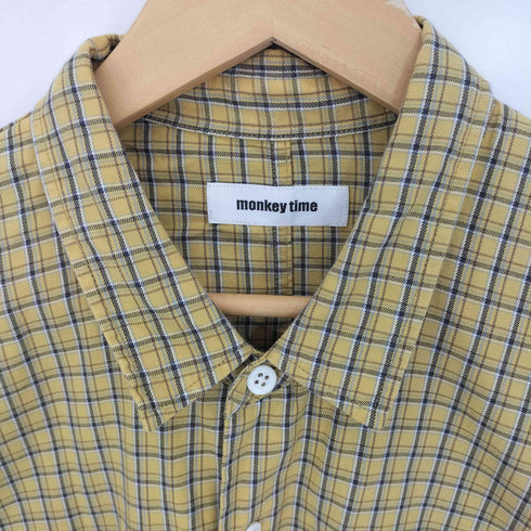 モンキータイム MONKEY TIME OVERSIZED CHECK REG SSL SHIRT メンズ JPN:1