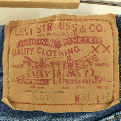 リーバイス Levis USA製 ボタン裏558刻印 501 赤耳 メンズ 31inch