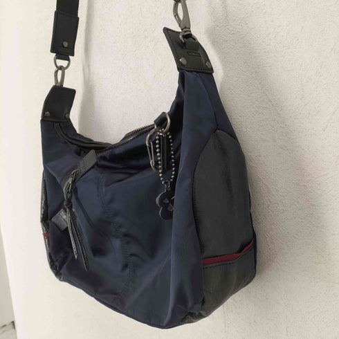 ランバンオンブルー LANVIN en Bleu レザーコンビショルダーバッグ メンズ