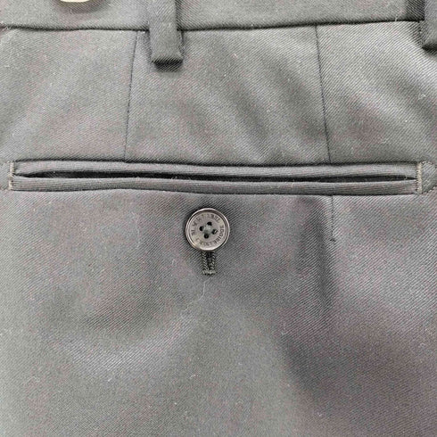 ブラックレーベルクレストブリッジ BLACK LABEL CRESTBRIDGE ラムウール ストレートスラックス メンズ