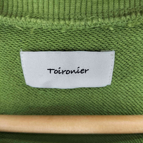 トワロニエ toironier 23SS ダメージ加工 クルーネックスウェット メンズ FREE