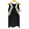 ランバンオンブルー LANVIN en Bleu フリルノースリーブワンピース レディース EUR:38