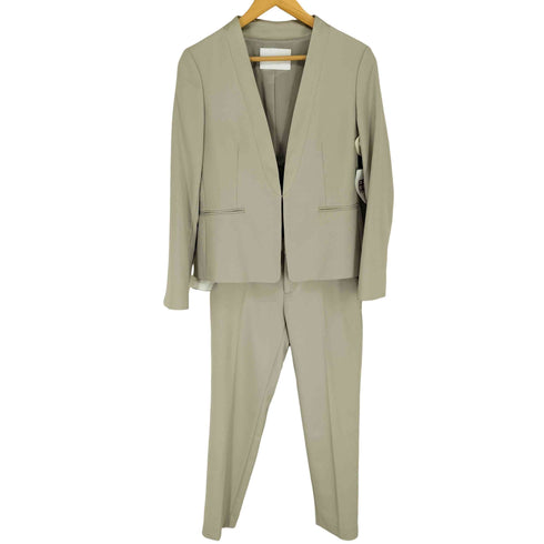 ユナイテッドアローズグリーンレーベルリラクシング UNITED ARROWS green label relaxing ノーラペルジャケット スーツセットアップ レディース JPN:40
