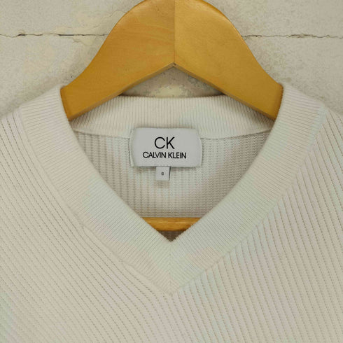 シーケーカルバンクライン ck Calvin Klein Vネック リブニットセーター メンズ S