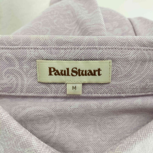 ポールスチュアート Paul Stuart ペイズリー柄 半袖ポロシャツ メンズ M