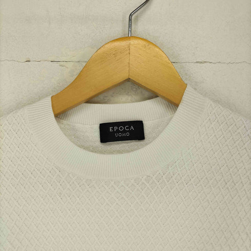 エポカウォモ Epoca uomo ウォッシャブル クルーネックニット メンズ 46