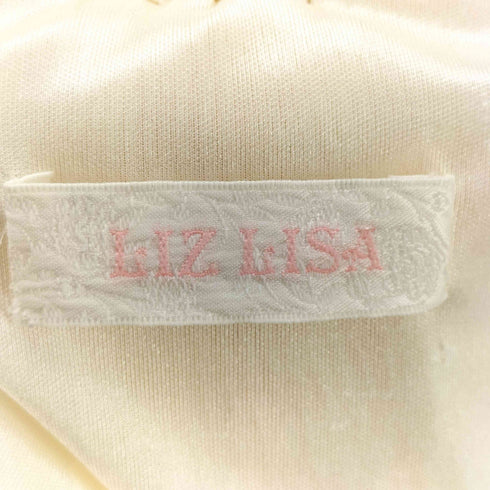 リズリサ LIZ LISA プリーツ レース オフショルダー ボリュームスリーブ ブラウス レディース