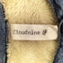 cloudnine 裏地ボア バンドカラー デニムワンピース レディース M~L
