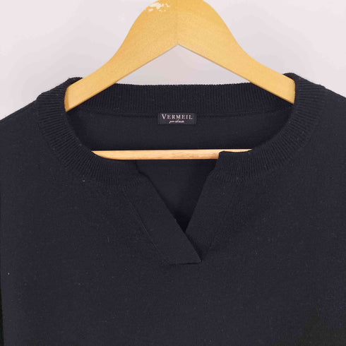 ヴェルメイユ VERMEIL 22AW W フェイス PO ウール ニット レディース